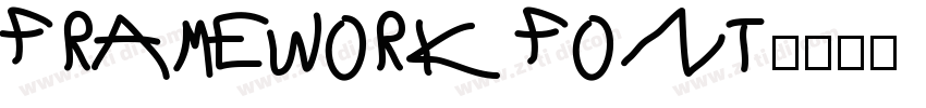 framework font字体转换